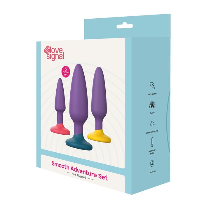 Dream Toys Smooth Adventure rassaörvarar - Fjólubláir