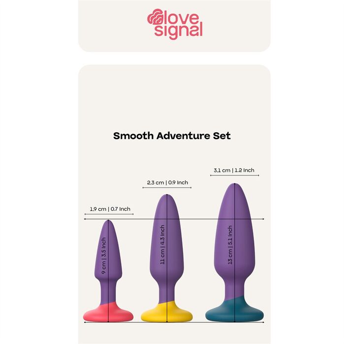 Dream Toys Smooth Adventure rassaörvarar - Fjólubláir