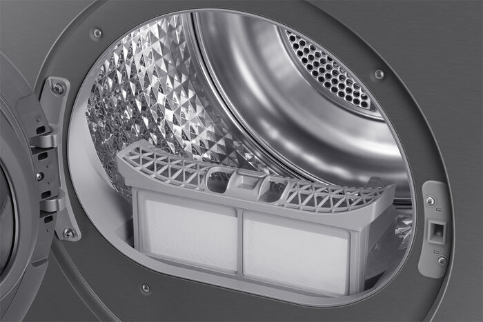 Samsung þurrkari DV90F09F4SU3 - Stálgrár