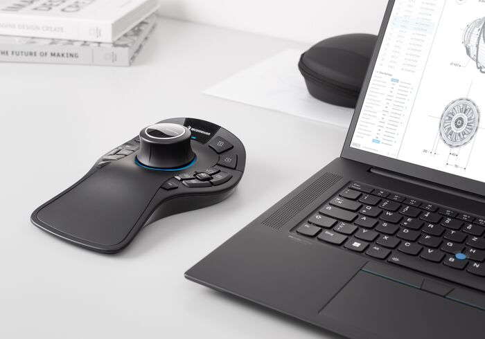 3Dconnexion SpaceMouse Pro þráðlaus - Svört