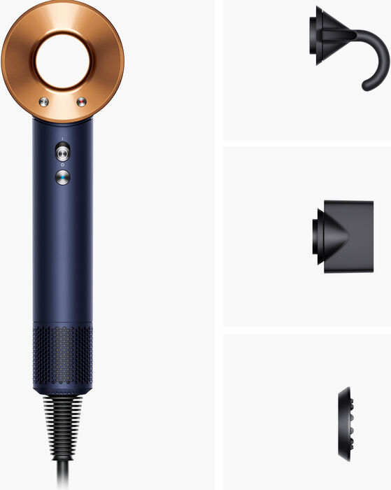 Dyson Supersonic hárblásari Straight + Wavy - Blár