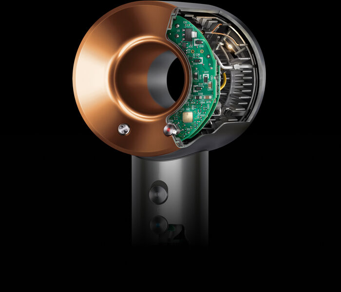 Dyson Supersonic hárblásari Straight + Wavy - Blár