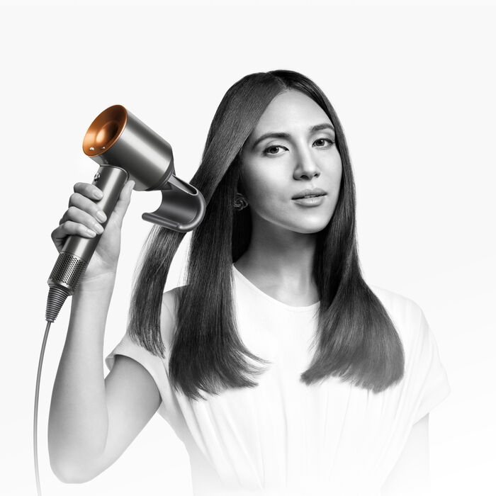 Dyson Supersonic hárblásari Straight + Wavy - Blár