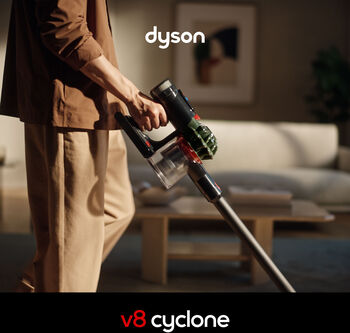 Dyson V8 Cyclone hand- og skaftryksuga - Græn/svört