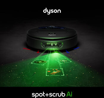 Dyson Spot+Scrub ryksuguvélmenni - Svart