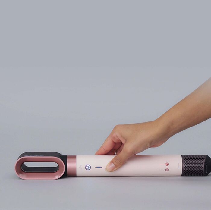 Dyson Airwrap Co-anda 2x Curly+Coily - Rósagylltur