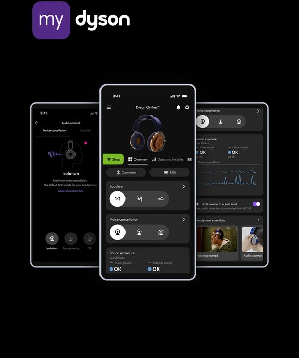 Dyson OnTrac þráðlaus heyrnartól - Kopar