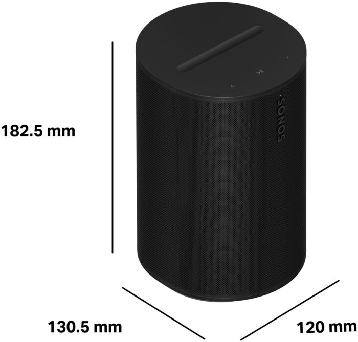 Sonos Era 100 SL fjölrýmishátalari - Svartur