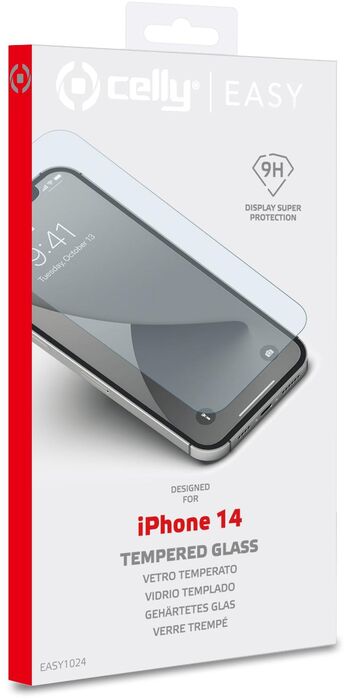Celly Easy Glass iPhone 14 öryggisgler