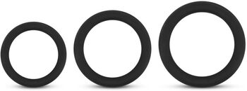 EasyToys sílikon typpahringir - 3 stk sett