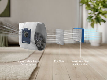 Electrolux Hygienic 800 ryksuga - Hvít