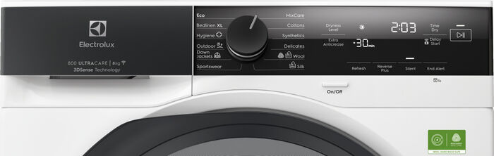 Electrolux 800 UltraCare þurrkari EDI8H2E86E - Hvítur