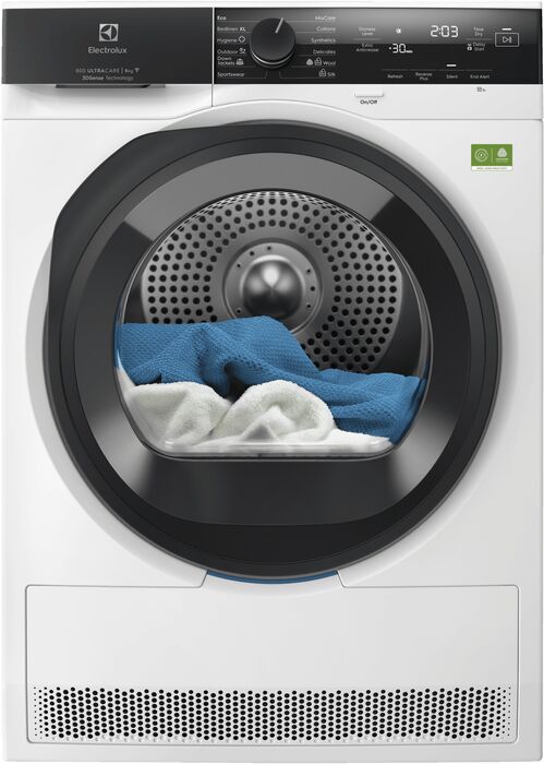 Electrolux 800 UltraCare þurrkari EDI8H2E86E - Hvítur