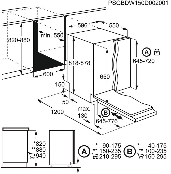 Electrolux uppþvottavél til innbyggingar EEM48330L