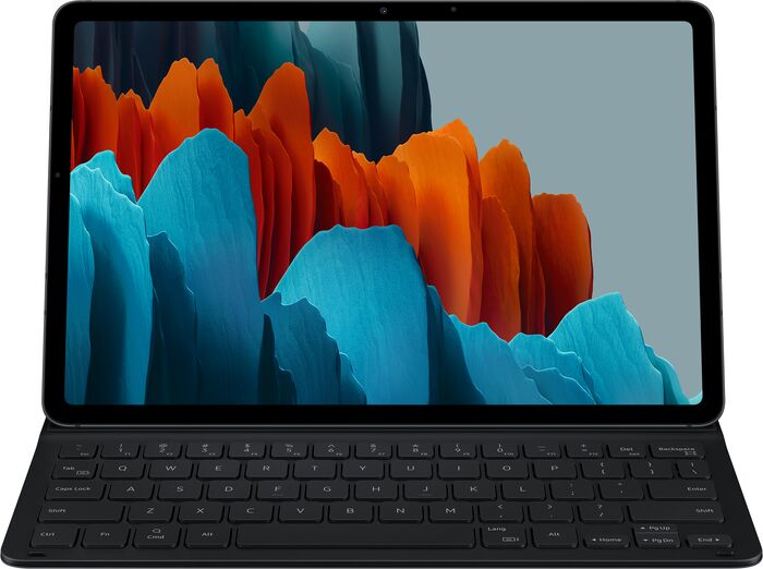 Samsung Tab S7/Tab S8 lyklaborðahulstur - Svart