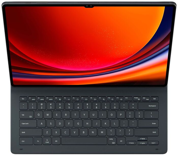 Samsung Tab S9 Ultra lyklaborðahulstur Slim - Svart 
