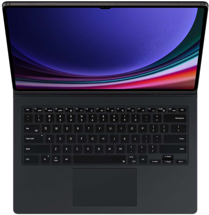 Samsung Tab S9 Ultra lyklaborðahulstur - Svart