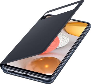 Samsung A42 5G Smart S View veski - Svart
