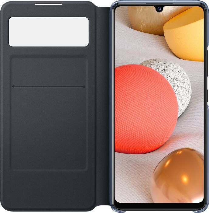 Samsung A42 5G Smart S View veski - Svart