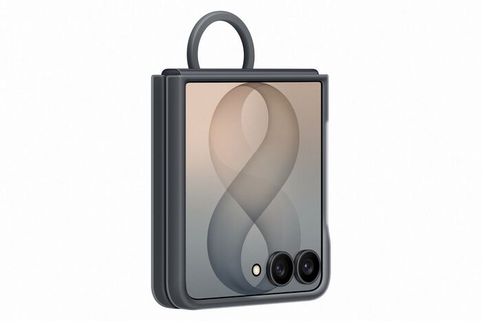 Samsung Galaxy Z Flip8 Sílikon hulstur - Svart