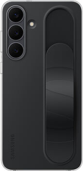 Samsung Galaxy S25 FE Standing símahulstur með ól - Svart