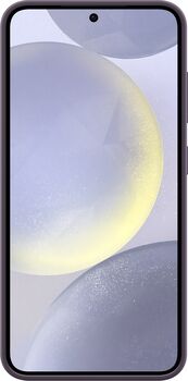 Samsung Galaxy S24 Standing símahulstur með ól - Dökkfjólublátt