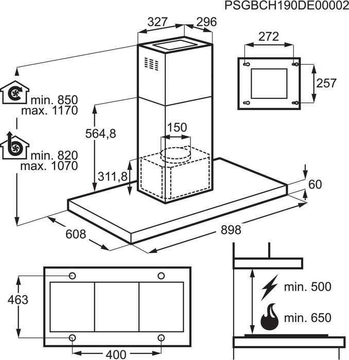Electrolux eyjuháfur EFI739X