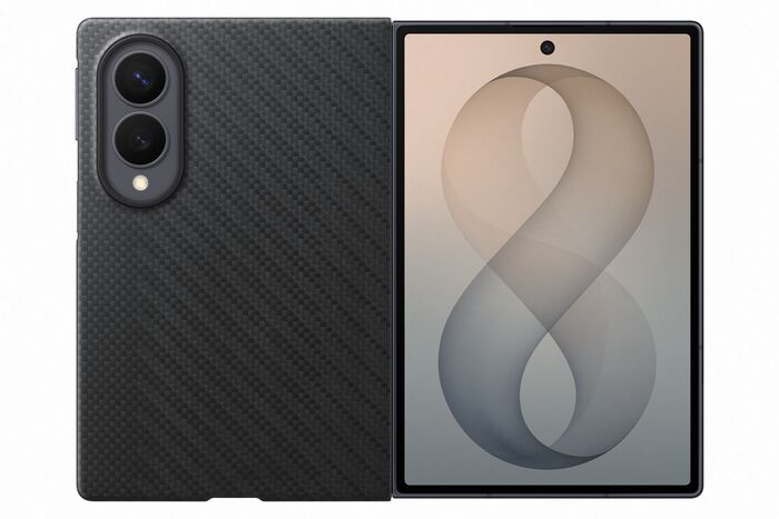 Samsung Galaxy Z Fold8 Carbon hulstur - Svart