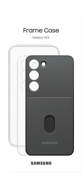Samsung Galaxy S23 Frame símahulstur - Svart