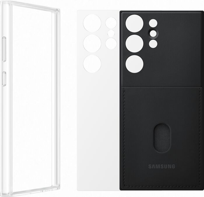 Samsung Galaxy S23 Ultra Frame símahulstur - Svart 