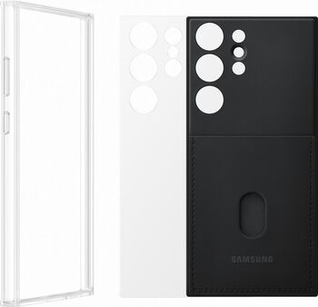 Samsung Galaxy S23 Ultra Frame símahulstur - Svart 