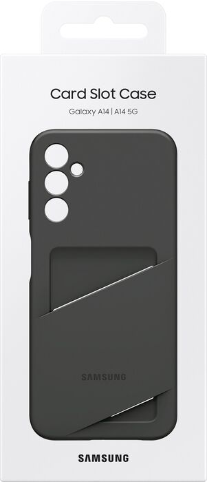 Samsung Galaxy A14 kortasímahulstur - Svart