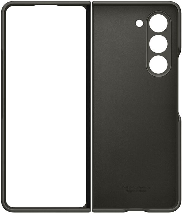 Samsung Galaxy Z Fold5 Slim S-Pen símahulstur - Dökkgrátt 