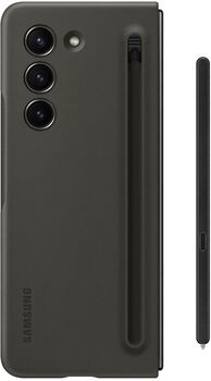 Samsung Galaxy Z Fold5 Slim S-Pen símahulstur - Dökkgrátt 