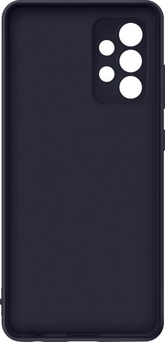 Samsung A52s sílíkon símahulstur - Svart