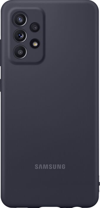 Samsung A52s sílíkon símahulstur - Svart