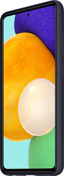 Samsung A52s sílíkon símahulstur - Svart