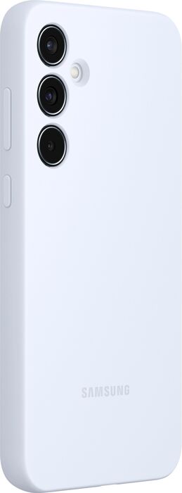 Samsung Galaxy A55 sílikon símahulstur - Ljósblátt