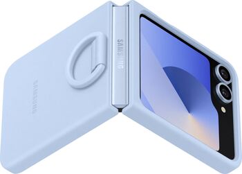 Samsung Galaxy Z Flip6 Silicone símahulstur - Blátt