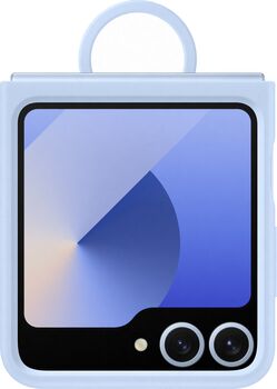 Samsung Galaxy Z Flip6 Silicone símahulstur - Blátt