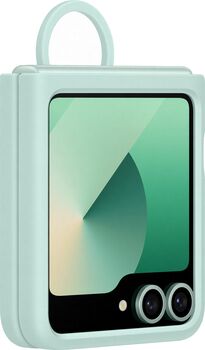 Samsung Galaxy Z Flip6 Sílíkon símahulstur - Mynta