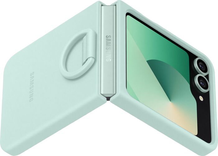 Samsung Galaxy Z Flip6 Sílíkon símahulstur - Mynta