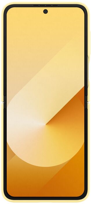 Samsung Galaxy Z Flip6 Silicone símahulstur - Gult