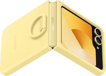 Samsung Galaxy Z Flip6 Silicone símahulstur - Gult