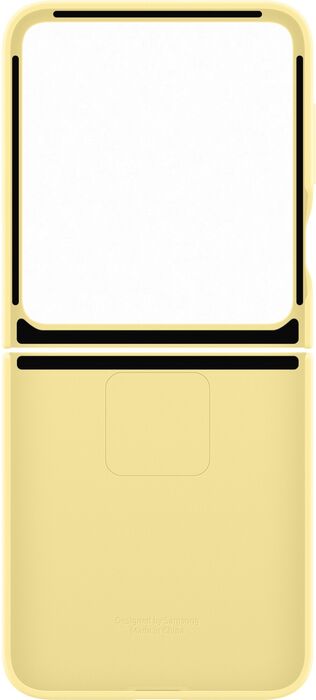 Samsung Galaxy Z Flip6 Silicone símahulstur - Gult