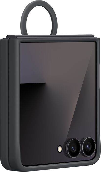 Samsung Galaxy Z Flip7 Sílíkon símahulstur - Svart