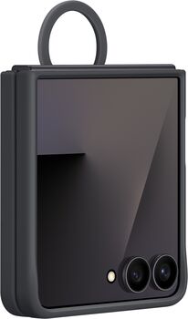 Samsung Galaxy Z Flip7 Sílíkon símahulstur - Svart