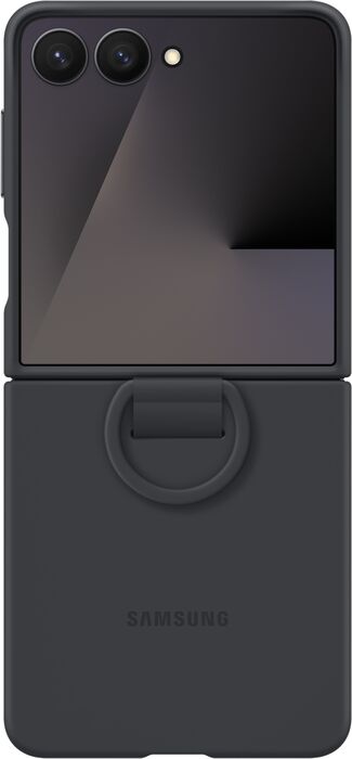 Samsung Galaxy Z Flip7 Sílíkon símahulstur - Svart