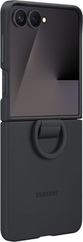 Samsung Galaxy Z Flip7 Sílíkon símahulstur - Svart