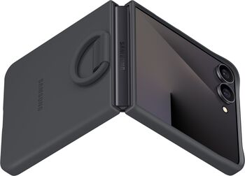 Samsung Galaxy Z Flip7 Sílíkon símahulstur - Svart